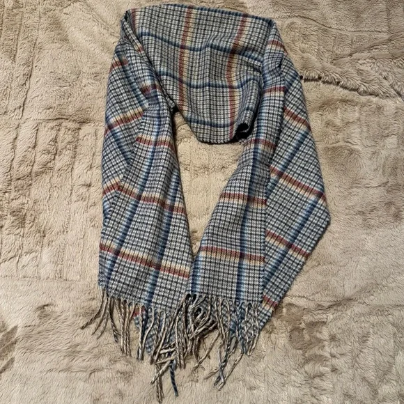 CHRISTIAN DIOR Monsieur Cashmaire Fringed Scarf - Picture 4 of 4